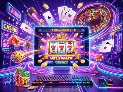 Royal Baroque luxury casino setting with golden accents and gaming equipment